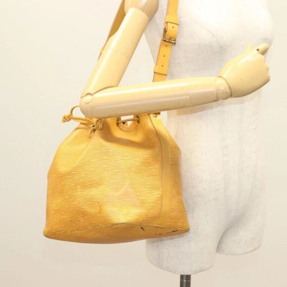 LOUIS VUITTON Epi Petit Noe Shoulder Bag Yellow M44109 LV Auth ep9306 - Picture 3 of 16